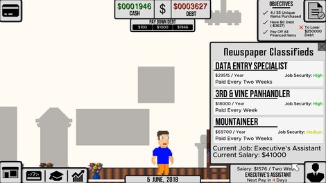 Life and Debt: A Real Life Simulator Steam Key GLOBAL - 7