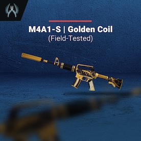 M4A1-S | Golden Coil (Field-Tested) Key GLOBAL - 1