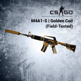 M4A1-S | Golden Coil (Field-Tested) Steam Item - 0