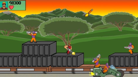 Machine Gun Train Run Steam Key GLOBAL - 5