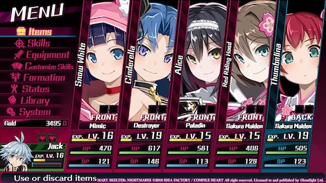 Mary Skelter: Nightmares Steam Key GLOBAL - 8