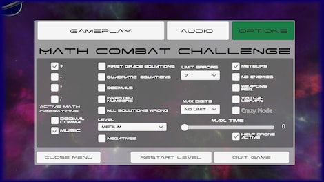 Math Combat Challenge Steam Key GLOBAL - 9