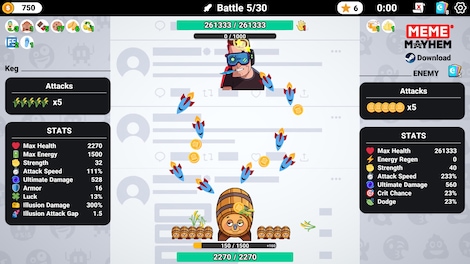 Meme Mayhem (PC) - Steam Account - GLOBAL - 7