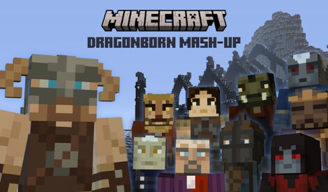 Minecraft Dragonborn Mash-up (Xbox One) - Xbox Live Key - ARGENTINA - 0