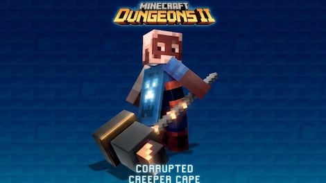 MINECRAFT DUNGEONS II Corrupted Creeper Cape (All Devices) - Official Website Key - GLOBAL - 0
