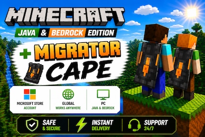 Minecraft: Java & Bedrock Edition  + Migrator Cape (PC) - Microsoft Store Account - GLOBAL - 2