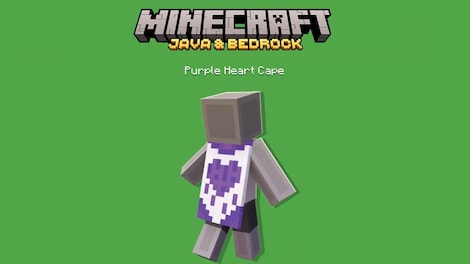 Minecraft Java & Bedrock Edition - Purple Heart Cape (Xbox Series X/S, PC) - Microsoft Store Key - GLOBAL - 0