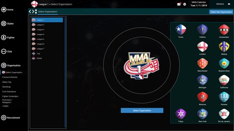 MMA Team Manager Steam Key GLOBAL - 0
