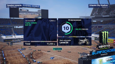 Monster Energy Supercross 5 - Credits Multiplier (PC) - Steam Gift - NORTH AMERICA - 3