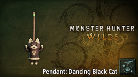 Monster Hunter Wilds - Pendant: Dancing Black Cat (PC) - Steam Key - GLOBAL - 0
