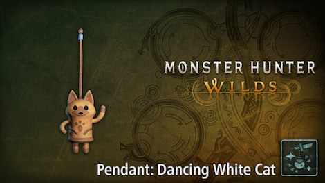 Monster Hunter Wilds - Pendant: Dancing White Cat (PC) - Steam Key - GLOBAL - 0