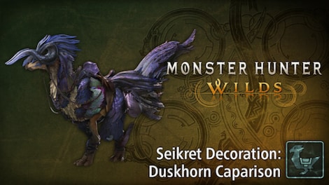 Monster Hunter Wilds - Seikret Decoration: Duskhorn Caparison (PC) - Steam Key - GLOBAL - 0