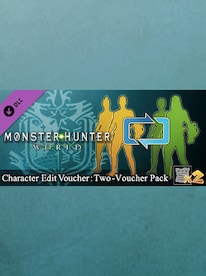 Monster Hunter: World - Character Edit Voucher: Two-Voucher Pack Steam Gift UNITED KINGDOM - 1