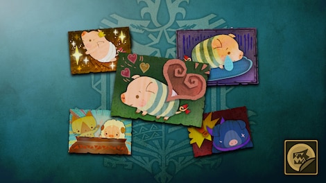 Monster Hunter: World - Sticker Set: Poogie Steam Gift GLOBAL - 0