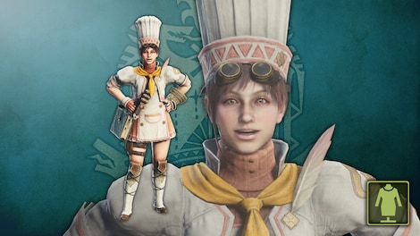 Monster Hunter: World - The Handler's Astera 3 Star Chef Coat Steam Gift GLOBAL - 0