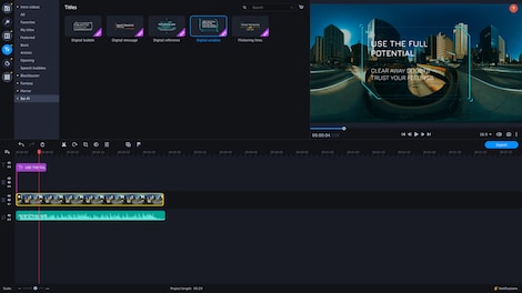 Movavi Video Editor Plus 2021 Effects - Cinematic Set (PC) - Steam Key - GLOBAL - 4