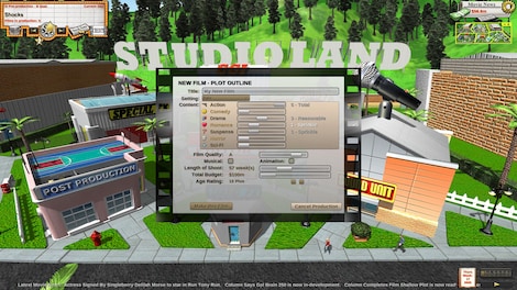 Movie Studio Boss: The Sequel Steam Key GLOBAL - 3