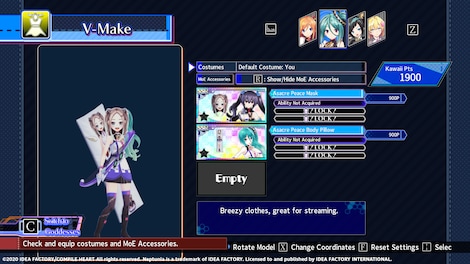 Neptunia Virtual Stars - Asacre Peace Pack (PC) - Steam Key - GLOBAL - 3