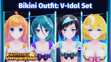 Neptunia Virtual Stars - Bikini Outfit: V-Idol Set (PC) - Steam Key - GLOBAL - 0