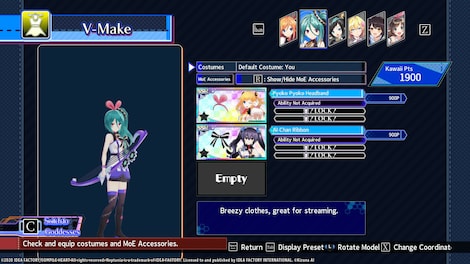 Neptunia Virtual Stars - Kizuna AI - Vtuber Accessories (PC) - Steam Gift - GLOBAL - 3