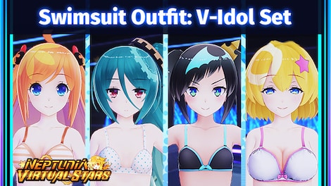 Neptunia Virtual Stars - Swimsuit Outfit: V-Idol Set (PC) - Steam Key - EUROPE - 0
