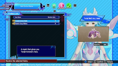 Neptunia Virtual Stars - Tenjin Kotone Pack (PC) - Steam Key - GLOBAL - 4