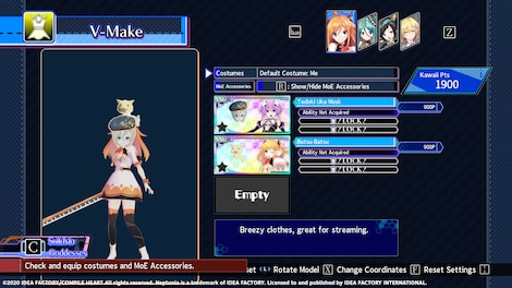 Neptunia Virtual Stars - Todoki Uka Pack (PC) - Steam Gift - EUROPE - 3