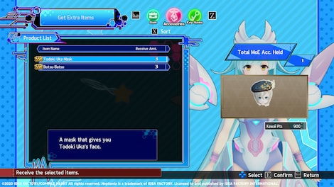Neptunia Virtual Stars - Todoki Uka Pack (PC) - Steam Gift - GLOBAL - 7