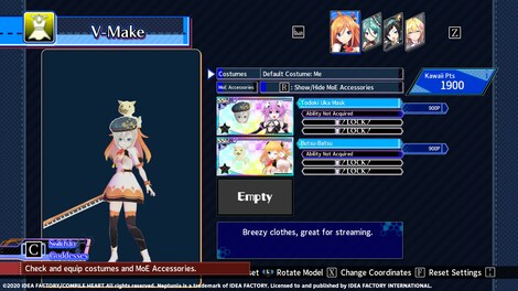 Neptunia Virtual Stars - Todoki Uka Pack (PC) - Steam Key - GLOBAL - 3