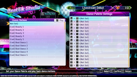 Neptunia Virtual Stars - Unlock All BeatTik Dances (PC) - Steam Key - GLOBAL - 4