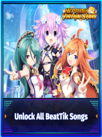 Neptunia Virtual Stars - Unlock All BeatTik Songs (PC) - Steam Key - EUROPE - 1