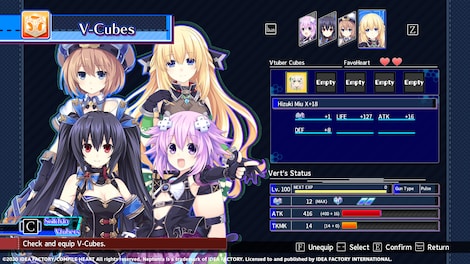 Neptunia Virtual Stars - WACTOR Pack (PC) - Steam Key - GLOBAL - 5