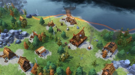 Northgard - Brundr & Kaelinn, Clan of the Lynx (PC) - Steam Key - GLOBAL - 0