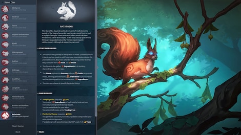 Northgard - Ratatoskr, Clan of the Squirrel (PC) - Steam Key - GLOBAL - 0
