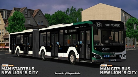 OMSI 2 Add-on MAN Stadtbus New Lion's City (PC) - Steam Key - EUROPE - 12