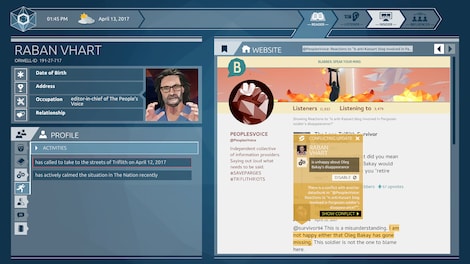 Orwell: Ignorance is Strength (PC) - Steam Key - EUROPE - 7