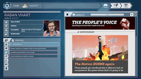 Orwell: Ignorance is Strength (PC) - Steam Key - EUROPE - 10