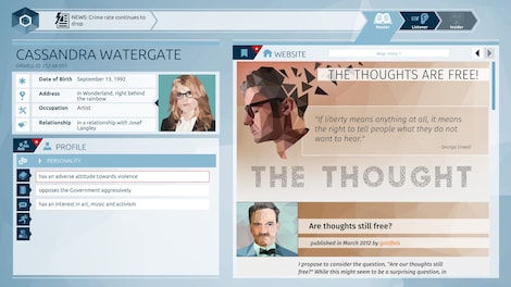 Orwell: Keeping an Eye On You (PC) - Steam Key - GLOBAL - 8