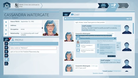 Orwell: Keeping an Eye On You (PC) - Steam Key - GLOBAL - 6