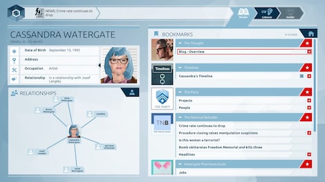 Orwell: Keeping an Eye On You (PC) - Steam Key - GLOBAL - 3