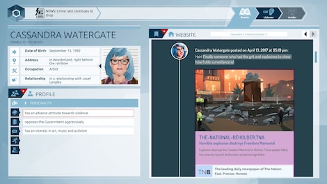 Orwell: Keeping an Eye On You (PC) - Steam Key - GLOBAL - 4