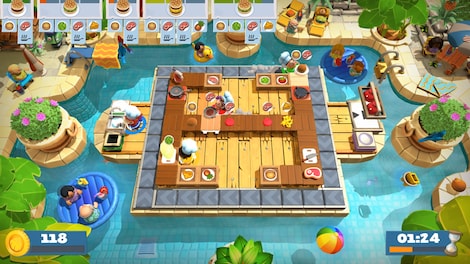 Overcooked! 2 - Surf 'n' Turf (PC) - Steam Key - GLOBAL - 3