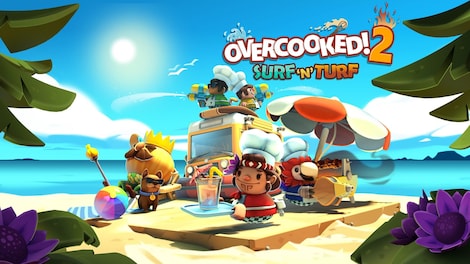 Overcooked! 2 - Surf 'n' Turf (PC) - Steam Key - GLOBAL - 2
