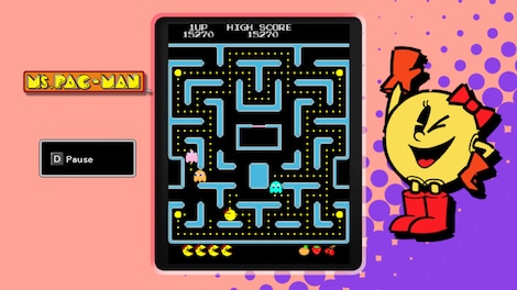 PAC-MAN MUSEUM - Ms. PAC-MAN Steam Key GLOBAL - 8