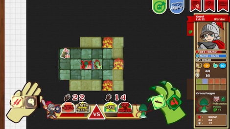 Paper Dungeons Steam Gift GLOBAL - 24
