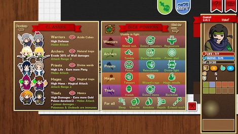 Paper Dungeons Steam Gift GLOBAL - 21