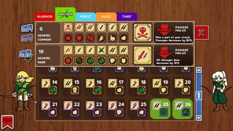 Paper Dungeons Steam Gift GLOBAL - 11