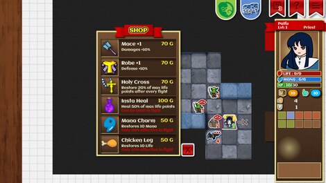 Paper Dungeons Steam Gift GLOBAL - 3
