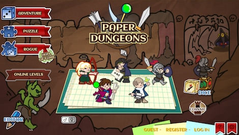 Paper Dungeons Steam Key GLOBAL - 26