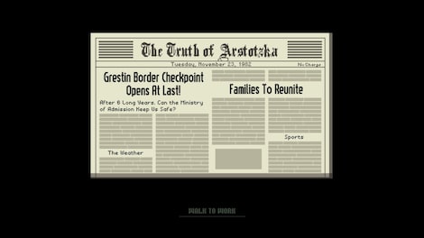 Papers, Please Steam Gift GLOBAL - 7